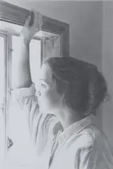 Brett Lundmark, Girl at Window, Pencil on paper
