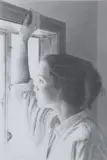 Brett Lundmark, Girl at Window, Pencil on paper