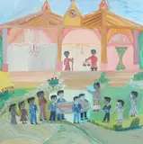 Gerard Paul, Funeral, Oil on board