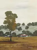 Michael Taylor, Farm Near Tamworth, Oil on panel