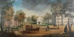 St Timothy'S Hall in Maryland by Joseph Sherly Sheppard, Oil on masonite, sold Apr 2007
