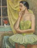 Bernice Bochnak, Ballerina, Oil on canvas