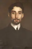 Frederick Andrew Bosley, Portrait of an Intellectual, Oil on canvas