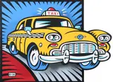 Burton Morris, Taxi State Ii, Color silkscreen