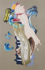 Roy Lichtenstein, Blonde, Color lithograph, woodcut, and silkscreen