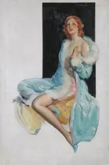 Walter G. Ratterman, Yvonne, Oil on canvas