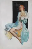 Walter G. Ratterman, Yvonne, Oil on canvas