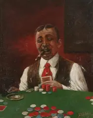 Cassius Marcellus Coolidge, Light Me, Oil on canvas