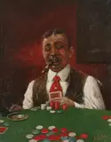 Cassius Marcellus Coolidge, Light Me, Oil on canvas