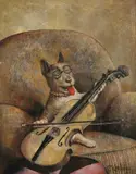Cassius Marcellus Coolidge, Fiddle Faddle, Oil on canvas