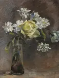 Maria Caspar-Filser, Still Life with Yellow Rose