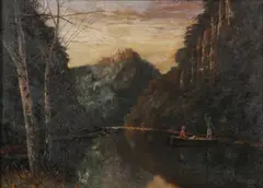 Lucas P. Stubbs, Craighall Near Dundee, Oil on canvas