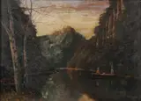 Lucas P. Stubbs, Craighall Near Dundee, Oil on canvas