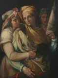 Francesco Salviati, Untitled, THE THREE FATES, oil on canvas