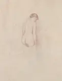 Female Nude by Pierre-Auguste Renoir, Offset lithograph - Plate: 9 in. x 5 1/8 in, offered Jun 2007