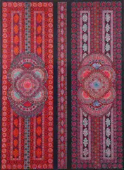 Lawrence Chvotzkin, Mosaic, Colored ink on paper