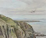 A.W. Luckhurst, Snowden, Oil on canvas board