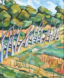 Lucien Durand, Paysage, Oil on canvas