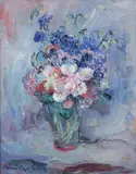Paris School, Spring Bouquet, Oil on canvas