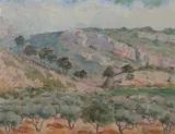 Les Baux de Provence by French School, SOUTH OF FRANCE, oil on board, sold Jun 2007