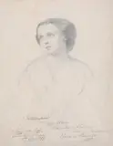 Timotheus Andreevich von Neff, Dear Lady Ellen, Pencil on paper
