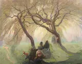 Gladys Nelson Smith, Hide & Seek, Oil on canvas