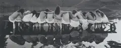 V. Tony Hauser, The Last Supper of Hiawatha, Black and white photograph