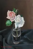 Ugo Celada da Virgilio, Two Roses in Vase