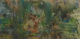 Jean Gernand, Molton Abstract, Oil on board