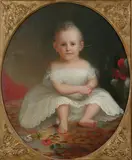 Untitled by American School, PORTRAIT OF INFANT, oil on canvas, offered Jun 2007