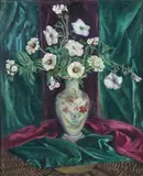Georgina Klitgaard, White Flowers, 1922, Oil on canvas