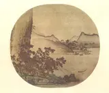 Anonymous, Riverscape, RIVERSCAPE, ink and color