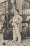 Alexandre Jean-Baptiste Brun, Sailor Boy, Pen and ink