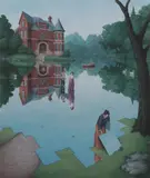 Rob Gonsalves, Mirror Landscape, Color lithograph