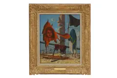 Eugene Berman, Untitled, oil on canvas 46 x 38cm Provenance: The Edward James Foundation; Maurice 'Dick' Turpin