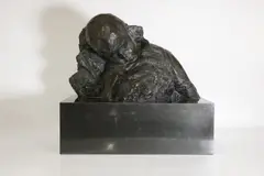 Eugenio Pellini, Untitled, bronze with dark green and mid-brown patination