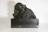 Eugenio Pellini, Untitled, bronze with dark green and mid-brown patination