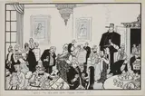 aka 'Mac' Stanley McMurtry, Untitled, pen and ink and watercolour image 34.5 x 53cm