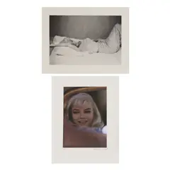 Untitled by Eve Arnold, two fine art pigment print photographs of Marilyn Monroe, sold Jul 2024