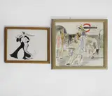 Margaret G Bradley, Untitled, watercolour 26 x 26cm