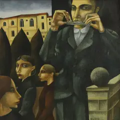 Ian McWhinnie, Untitled, oil on board 53.5 x 53.5cm Provenance: With Cameron Contemporary Art.