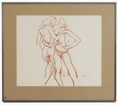 Peter Collins, Untitled, pen and ink and watercolour 35 x 49cm and similar