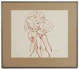 Peter Collins, Untitled, pen and ink and watercolour 35 x 49cm and similar