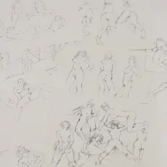 Peter Collins, Untitled, pen and ink 31.5 x 45cm and similar