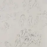 Peter Collins, Untitled, pen and ink 31.5 x 45cm and similar