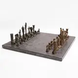 Julian Paltenghi, Untitled, on a carved stone board