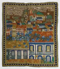 Concessa Colaço, Untitled, a large tapestry titled 'Casario'