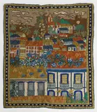 Concessa Colaço, Untitled, a large tapestry titled 'Casario'