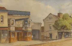 J. T. Wilson, Untitled, Blackheath pencil and watercolour heightened with white 18 x 27cm (5)