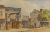 J. T. Wilson, Untitled, Blackheath pencil and watercolour heightened with white 18 x 27cm (5)